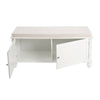 Wood Shoe Bench Cushioned Ottoman Storage Unit Hallway Shoes Changing Seat Chair