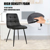 Set of 4 Dining Chairs High Back Velvet Kitchen Chair Modern Wood Legs Home