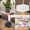 6 Tier Kitchen Rotating Storage Trolley Cart Utility Vegetable Mobile Shelf Chjt