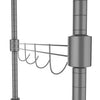 Heavy Duty Metal Double Rods Clothes Rack Garment Hanging Shelf Display Stand