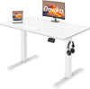 Electric Standing Desk 100x60cm Sit Stand Table Height Adjustable Desk White