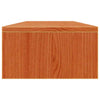 Stand Wax Brown 100x24x13 Solid Wood Pine E3J9