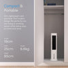 Emperial 5L Portable Air Cooler Oscillation 7Hr Timer 3 Speeds with 2 Ice Packs