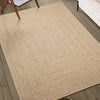 Indoor and Rug in Natural Jute - Soft, Material with Resistance, H4V7
