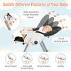 4-in-1 Baby High Chair Toddler Foldable Feeding Chair Adjustable Dining Chair
