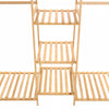 Heavy Duty Wooden Clothes Rail Rack Garment Hanging Stand Open Wardrobe Shelf