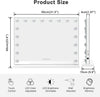 Bluetooth Hollywood Mirror Vanity Make Up Mirror with Lights 18 LED Table Mirror
