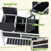 Tortoise House w/ Adjustable Lamp Holder, Openable Lid, Storage Shelf