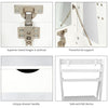 3 IN 1 Vanity Dressing Table Set Book Storage Shelf Ladder Desk W/ Mirror Stool