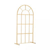 Gold WindowStyle Wedding Arch Metal Frame Backdrop Stand Flower Rack Party Decor