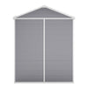 6 X 4.4FT Garden Shed Tools Storage Apex Roof with Air Vent Window Double Doors