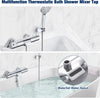 Solepearl Thermostatic Bath Shower Mixer Bar, 38? Thermostatic Bathtub Shower