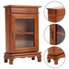 Vintage Wooden Small Cabinet Storage Box Desktop Organizer Unit Display Shelving