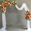 Square Hoop Balloon Arch Backdrop Flower Display Stand Frame Wedding Party Decor