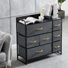 Fabric Cabinets Storage Unit Metal Frame Chest of Drawer Organiser Bedside Table