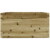 Iiaky Garden Planter 90x90x49.5 Impregnated Wood Pine,Wooden Garden V1Q7