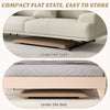 Lazy Sofa Floor Chair Foldable Gaming Chair Reading Floor Seat-Beige