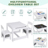 Kids Table and Chairs with Storage Box Children Learning Activity Furniture Set