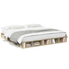 Lechnical Bed Frame Sonoma Oak 180x200 King Engineered Wood,Bed T6N1