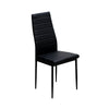 Set of 2 4 6 Dining Chairs High Back Faux Leather Padded Seat Kitchen Furniture