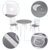 Children Table and 2 Chairs with Storage Kids Bedroom Furniture Playroom Bedroom