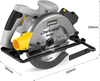 Circular Saw 1400W 185mm Laser Guide Adjustable Depth Wood Metal Tile Plastic