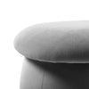 Mushroom Shaped Round Pouffe Stool Velvet Grey Footstool Bedroom Makeup Seat uk