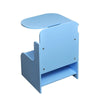 2 in 1 Children Chair Desk with Storage Bin Mysize Arts Craft Snack Toddler Kids