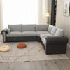 Luxury 2, 3 Seater Linen Fabric Couch Sofa Chaise Living Room Furniture