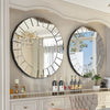 Modern Accent Mirror Wall Mounted Round Mirror Hallway Living Room Bedroom Decor