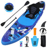 11FT Inflatable Stand Up Paddle Board SUP Surfboard Complete Kit with Kayak Seat