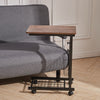 Mobile Sofa Side End Tables Coffee Tray Bed Living Couch Console Stand Desk Unit