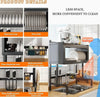 Space Saving Over The Sink Dish Drying Rack with Cover 2 Tier Dish Drainer Ddwcn