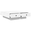 Coffee Table White 90x90x28 Engineered Wood G8R9