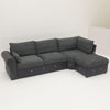 Luxury 2, 3 Seater Linen Fabric Couch Sofa Corner Chaise Settee Living Room Set