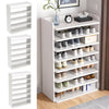 Large Shoe Cabinet Rack Storage Cupboard Footwear Stand Slim Tall Shoe Shelves