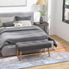 Multipurpose Bed End Bench Ottoman Footstool Tufted Upholstered Entryway Bedroom