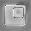 Square/Ring LED Ceiling Lamp Cool White Light Chandelier Fixture Bedroom Living