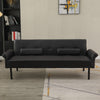3 Seater Click Clack Sofa Bed Recliner Settee Couch Sofabed with Bloster Pillows