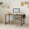 SILVER VALLEY Computer Desk Home Office Writing Desk Rustic Brown 80x50x75