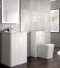 Elation Nara Gelstone Curved sink - Basin Sink bathroom H138 x W603mm x D449mm