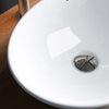 Countertop Basin Bathroom Sink Ceramic Oval Washbasin Sink Vessel