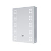 LED Bathroom Mirror Cabinet With Shaver Socket /Demister/Clock/Storage Cupboard