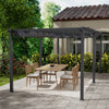 Garden Pergola Awning Gazebo Outdoor Canopy Backyard Party Barbecue Shelter 3X6M