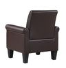 Leisure Faux Leather Accent Arm Chair Living Room Bedroom Comfy Single Sofa Seat