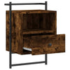 Bedside Cabinet Wall-mounted, Storage Cabinets for Living Room, P7E4