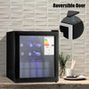 46/90 L Drinks Cooler Fridge Glass Door Under Counter Beer Wine Display Chiller