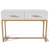 CONSOLE SIDE DISPLAY TABLE WITH 2 DRAWERS HALLWAY ENTRYWAY LIVING ROOM FURNITURE