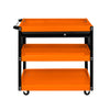Tool Storage Trolley 3 Tier Cart Lockable Drawer Workshop Garage Heavy Duty