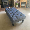 Rectangle Chesterfield Footstool Coffee Table Pouffe Foot Stool 100cm x 54cm